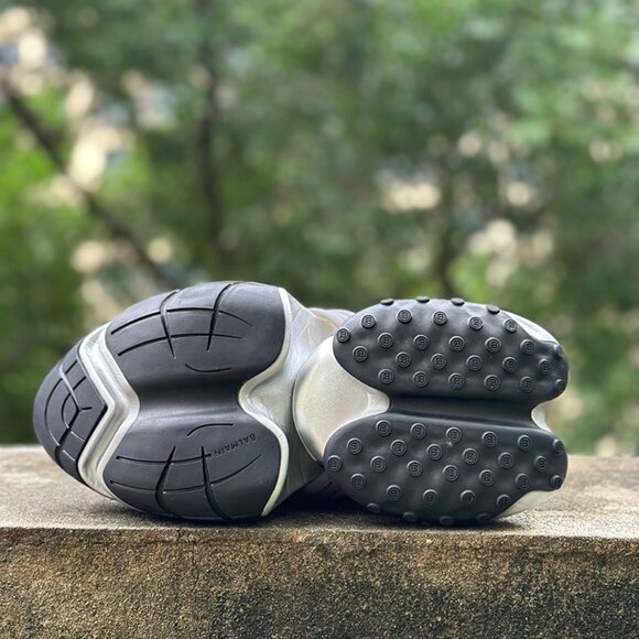 Balmain Black and Grey Unicorn Sneakers For Men - Picture 8 of 9